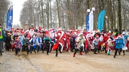 Участие в забеге Дедов Морозов!